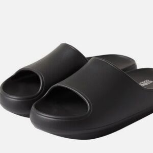 New 32 Degrees Unisex Cushion Slides Sz L M7-8/W9-10 BlackCool Sandals QUIK SHIP
